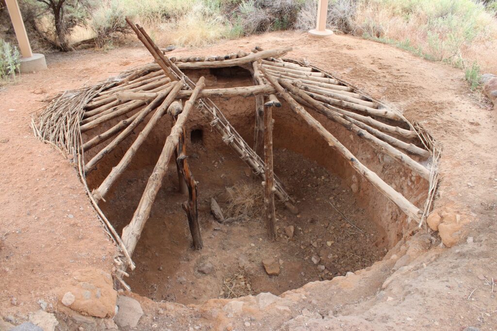Indian Pit House in Arizona