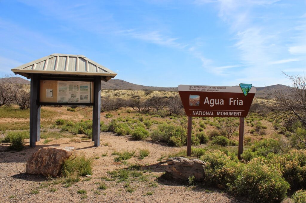 Agua Fria National Monument Sign and Trail