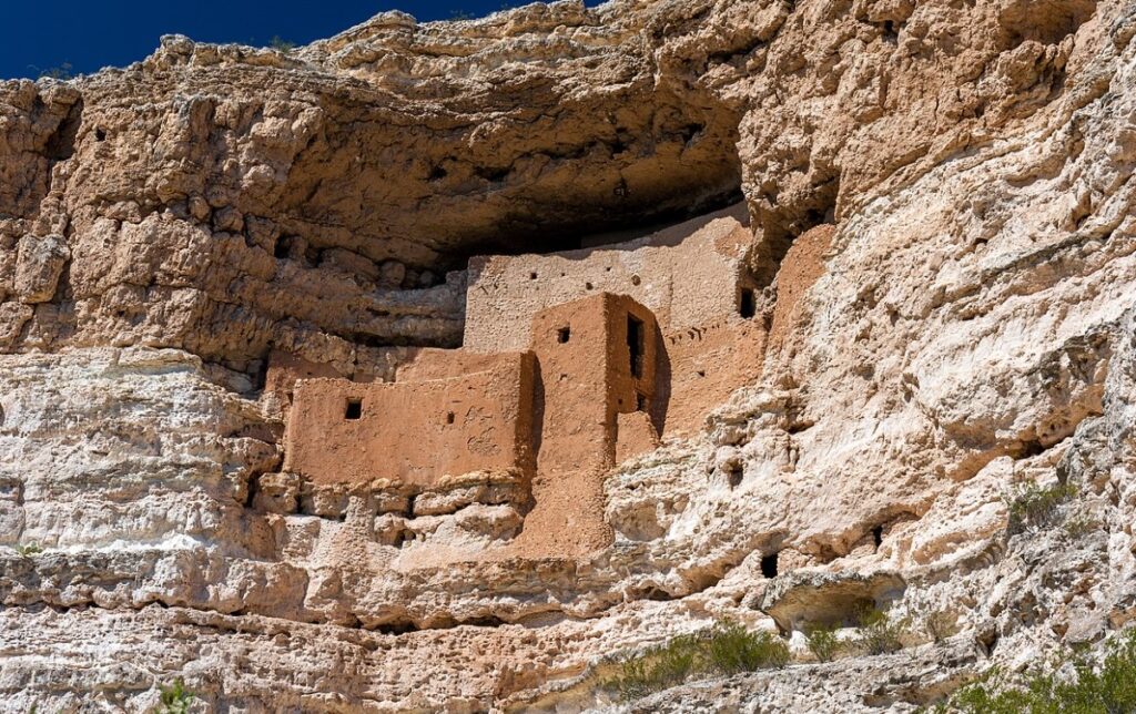 Montezuma Castle National Monument - one of the most impressive Indian Caves in Arizona