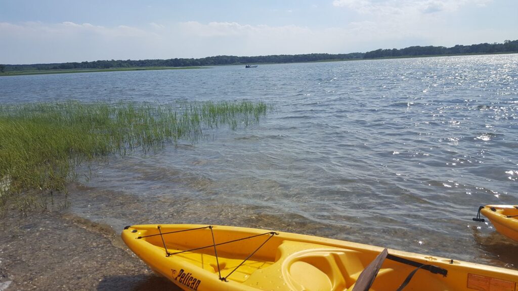 Kayaking near Rochester, NY offers beautiful views on calm waters.