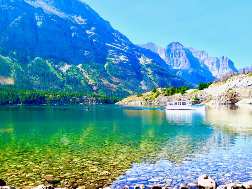 Crystal Clear Water of Lake McDonald